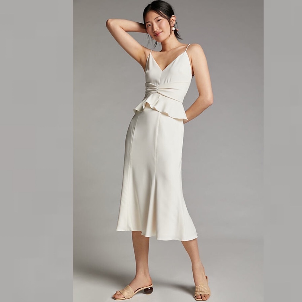 Anthropologie x ML Monique Lhuillier Concertina Maxi